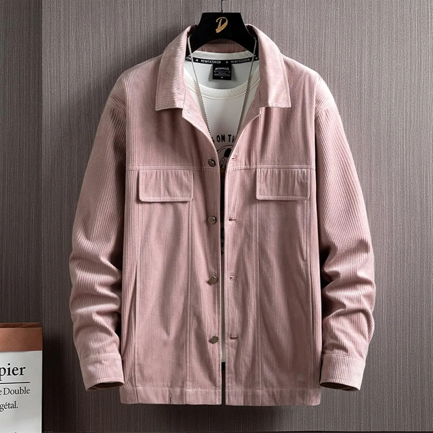 DuDubaby Autumn New Men's Fashion Casual Coat Men's Wear