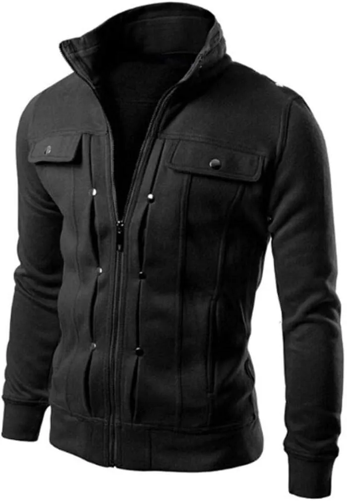 DuDubaby Men Winter Jacket Slim Lapel Cardigan Coat Jacket Winter Jackets for Men Heated Jacket for Mens