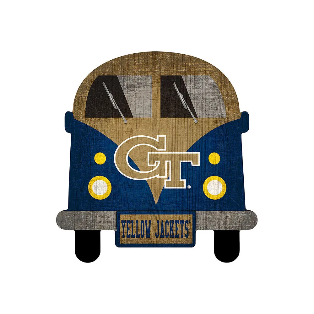 Georgia Tech Yellow Jackets 12" x 12" Bus Sign