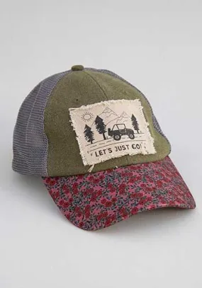 LET'S JUST GO HANGOUT TRUCKER HAT