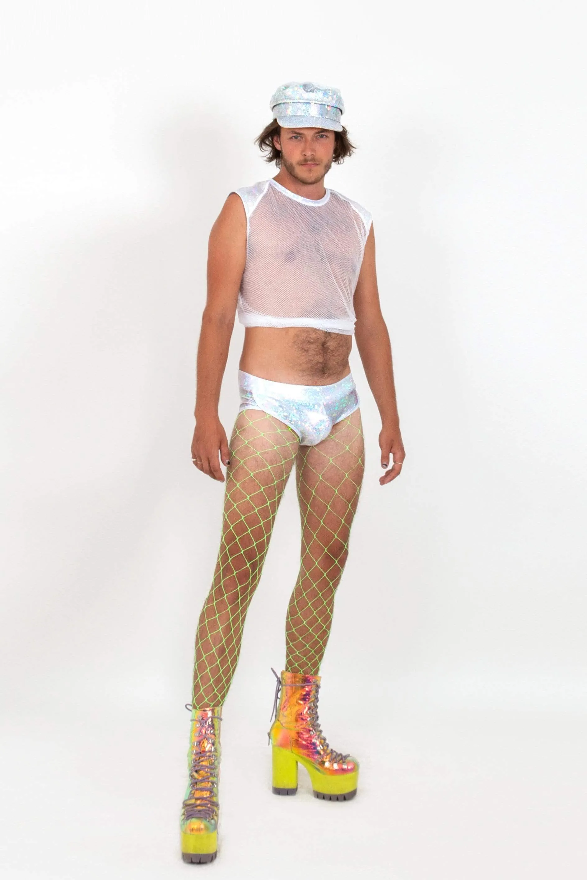Mens Holographic Bikini Briefs | 13 Colors