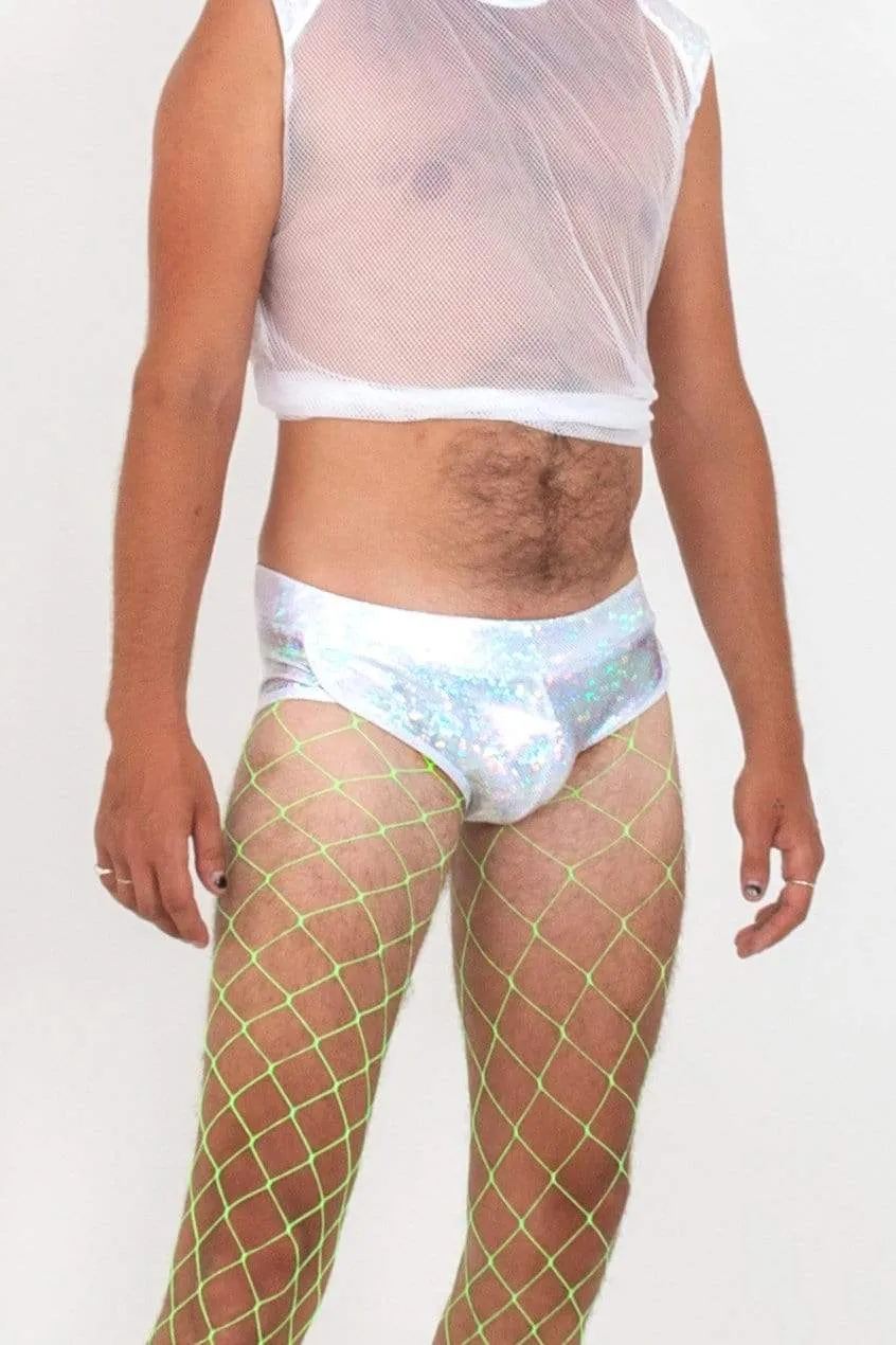 Mens Holographic Bikini Briefs | 13 Colors
