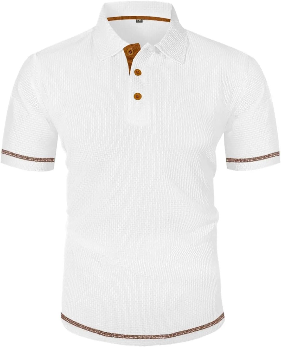Men's Mesh Ice Silk Polo Shirt Slim Fit Collared Short Sleeve Cool Skin-Friendly Quick-Drying Stretch Tshirts