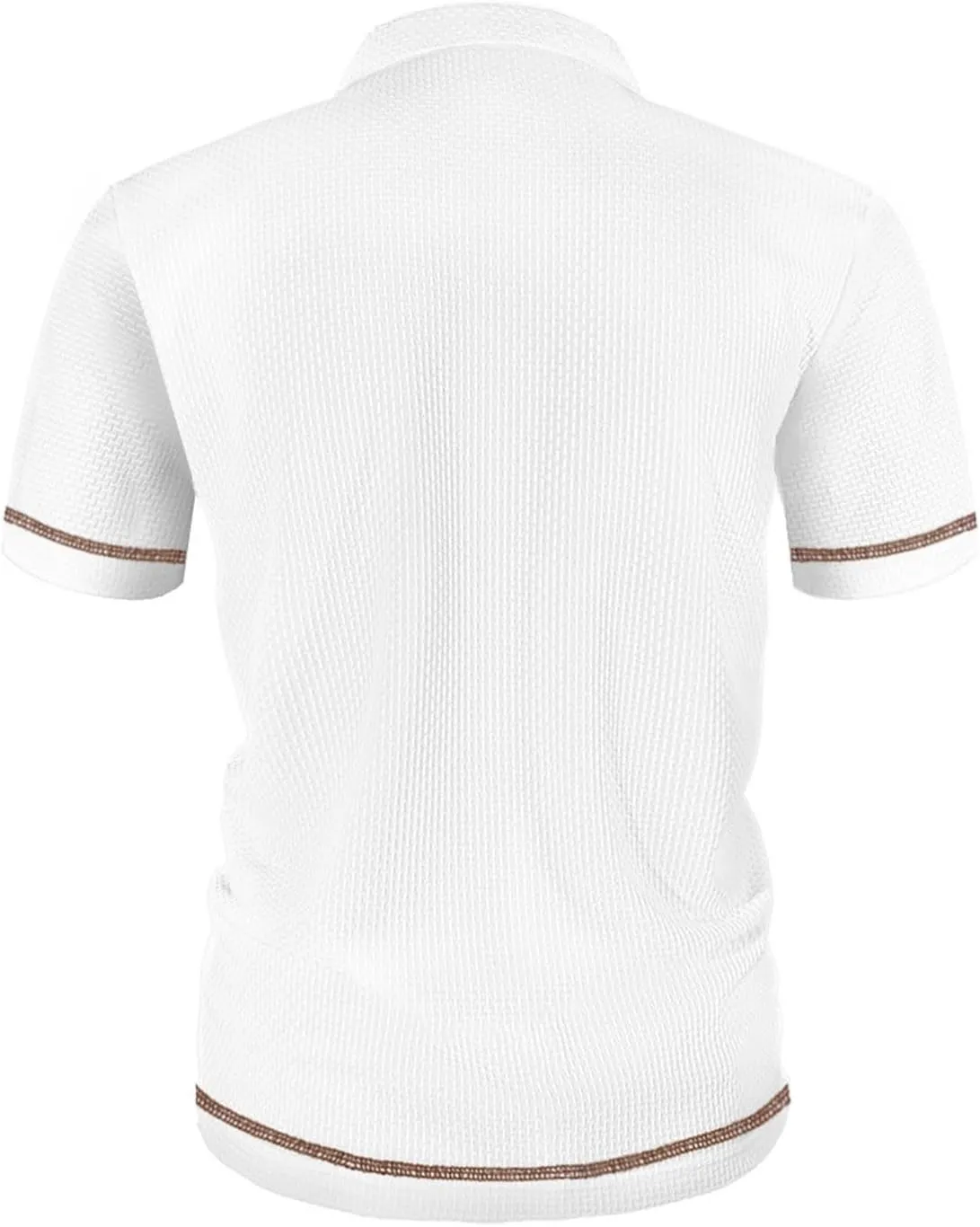 Men's Mesh Ice Silk Polo Shirt Slim Fit Collared Short Sleeve Cool Skin-Friendly Quick-Drying Stretch Tshirts