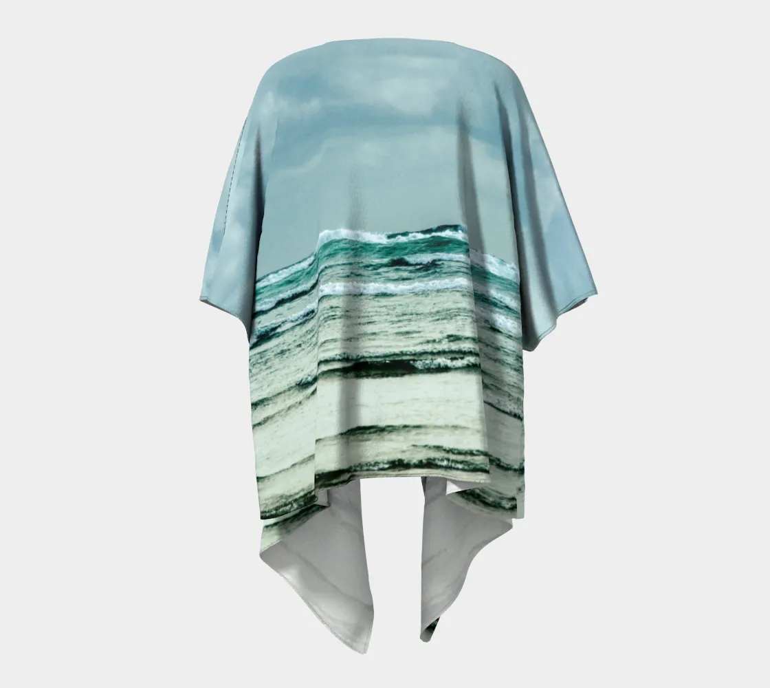 Ocean Calling Long Beach Tofino Draped Kimono