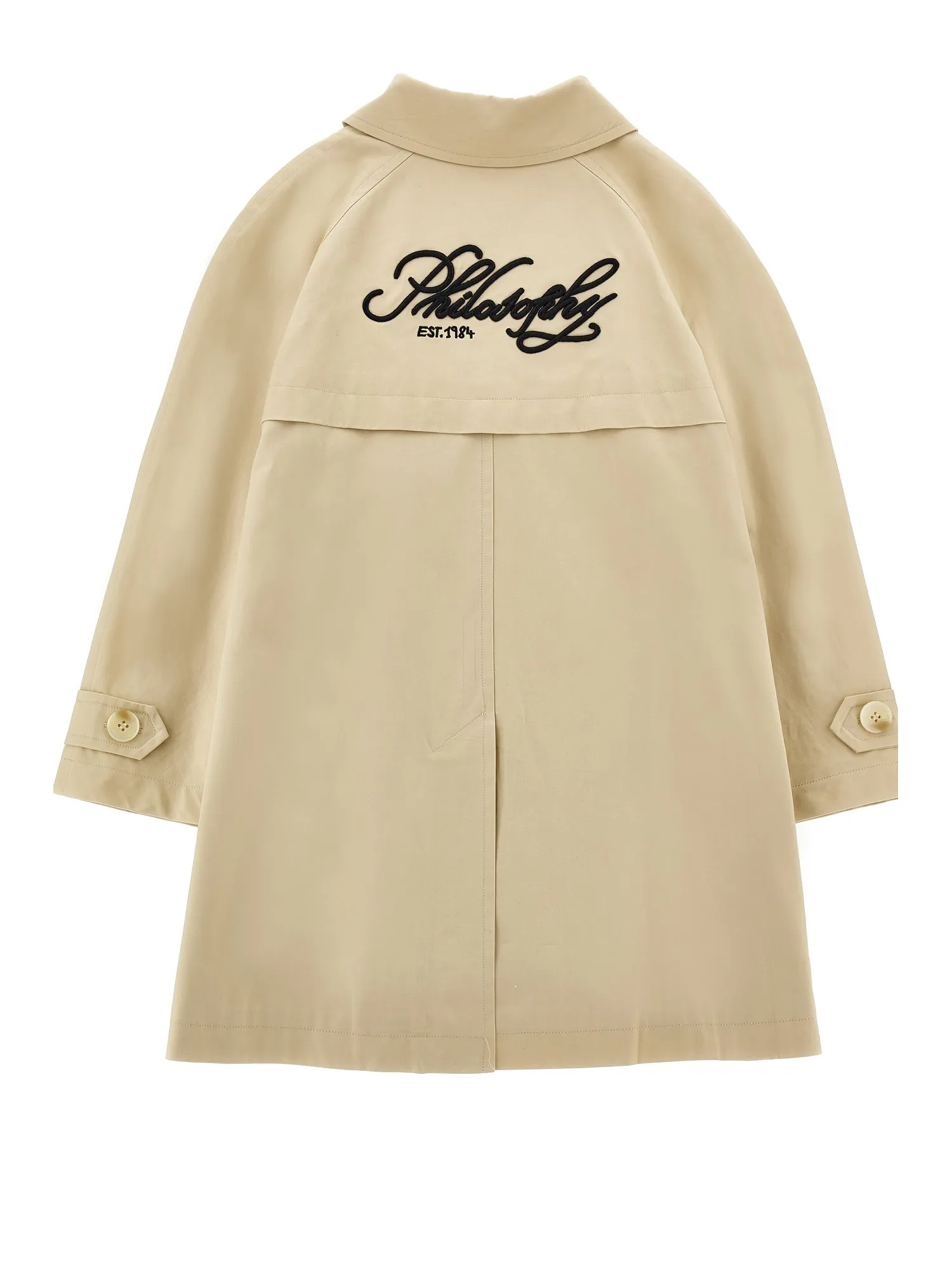 Philosophy Logo Trench Coat