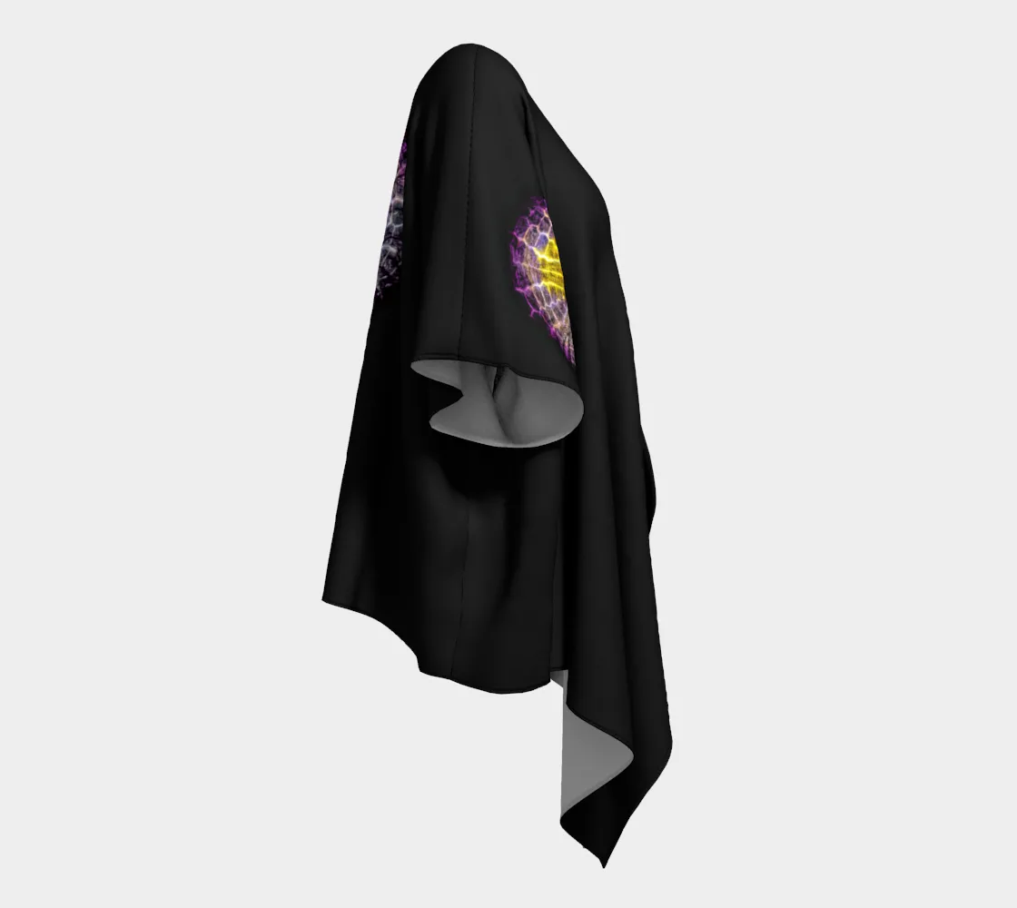 Spotlight Sand Dollar Draped Kimono