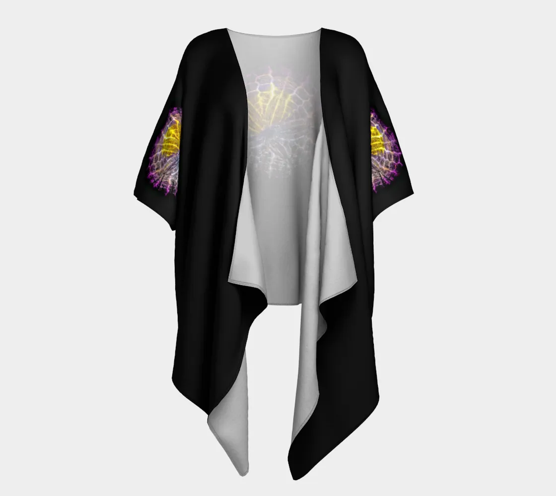 Spotlight Sand Dollar Draped Kimono