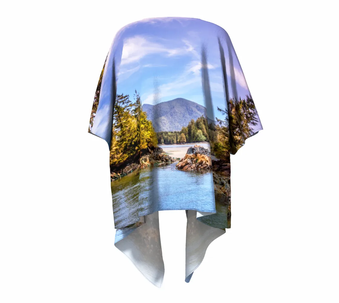 Tofino Inlet Draped Kimono